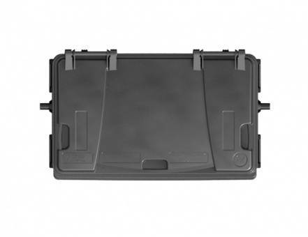 Контейнер пластиковый для мусора (ТБО/ТКО) с крышкой на колесах, 770 л