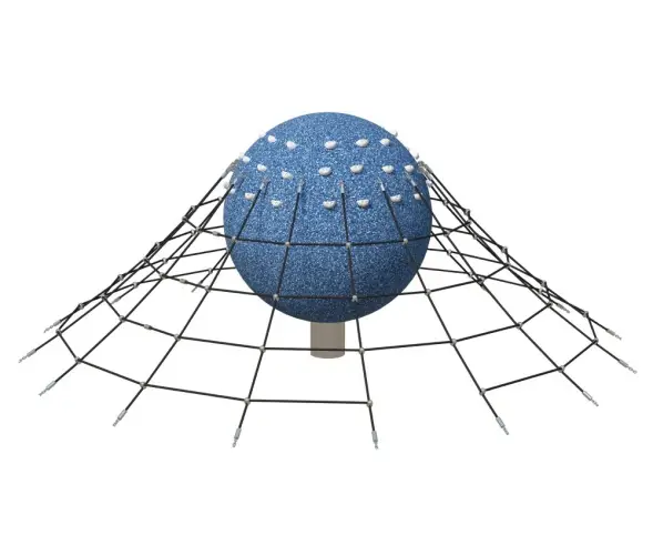 Сфера из EPDM крошки «Баббл Роуп - 1» с канатами