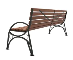 Скамейка стальная «Бульвар» 3,0 м (3 опоры)