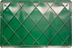 Ящик пластиковый перфорированный, 600x400x140 мм, 27 л, зеленый [705.02.02 м]