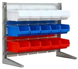 Стойка настольная с ящиками Серый