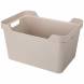 Ящик с крышкой универсальный Luxe, 18л, светло-бежевый