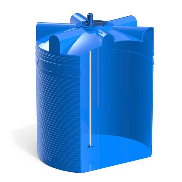 Емкость V 9000 литров с пропеллерной мешалкой