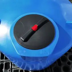 Емкость TOR 2000л под плотность до 1.5 г/см³ с откидной крышкой синяя