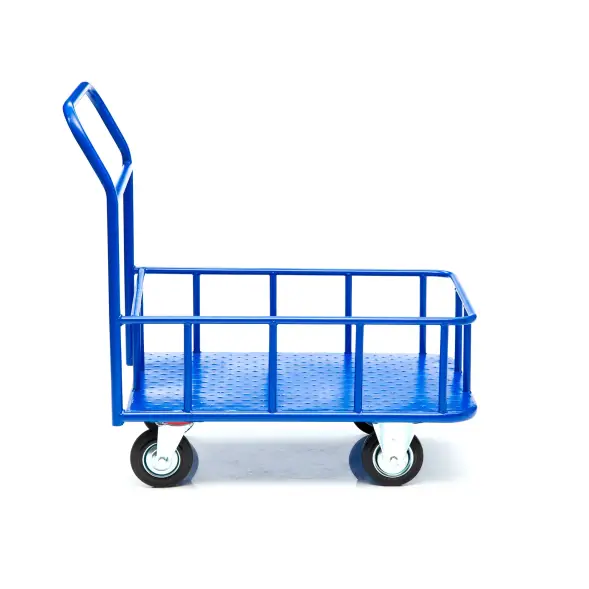 Тележка платформенная Стелла-техник КПБ-300-125-К, с бортом, 600х900мм