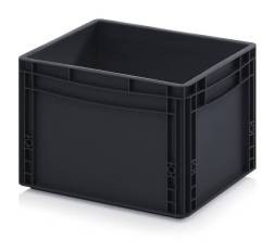 Евроконтейнер пластиковый ESD EG 43/27 HG, 40x30x27 см