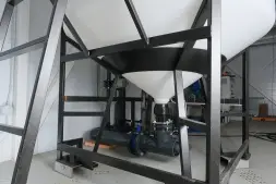 Емкость ЦКТ 3000 л с патрубком 160мм под плотность до 1,2 г/см³ белая в обрешетке