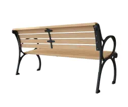 Скамейка чугунная «Квартал» 0,6 м (кресло)