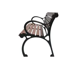 Скамейка чугунная «Квартал» 0,6 м (кресло)