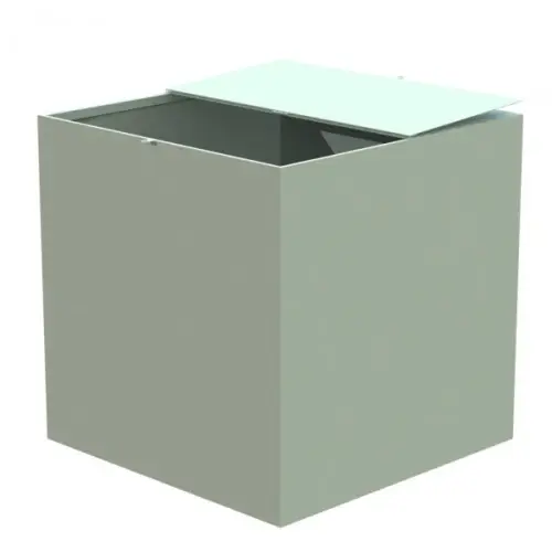 Ящик для ветоши 1250x1250x1250 мм Светло-серый