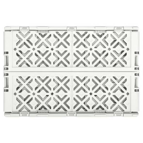 Ящик пластиковый складной ECONOVA Stocky L, 334х250х155 мм, 10.5 л, белый [434297316]