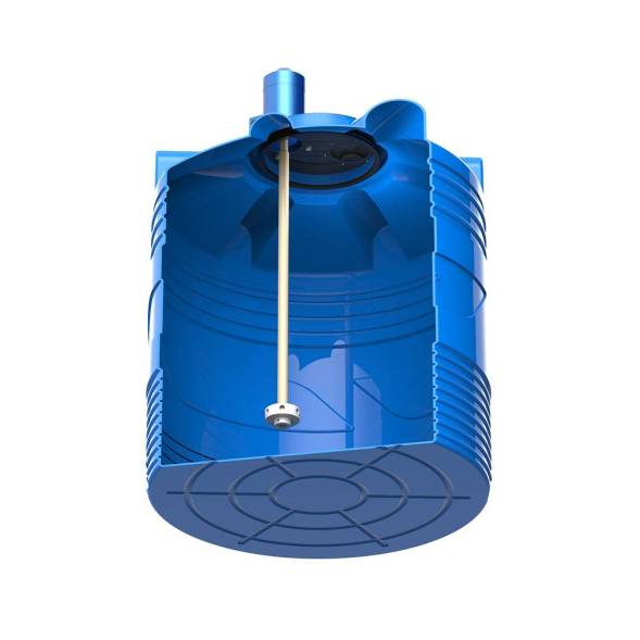 Емкость V 500 литров с турбинной мешалкой