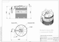 Мини АЗС V 2000 Китай Премиум JYB60 - раздаточная колонка со счетчиком
