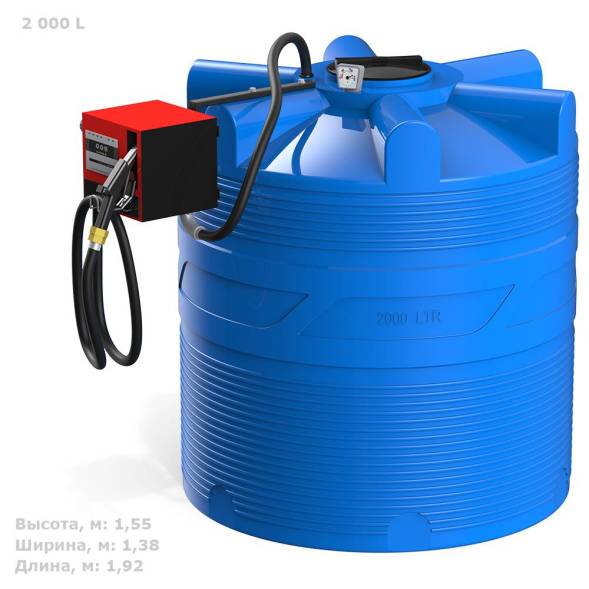 Мини АЗС V 2000 Китай Премиум JYB60 - раздаточная колонка со счетчиком