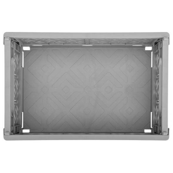 Ящик пластиковый складной ECONOVA Stocky L, 334х250х155 мм, 10.5 л, серый [434297311]