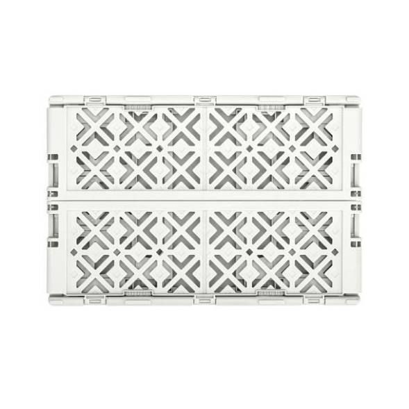 Ящик пластиковый складной ECONOVA Stocky M, 249х167х103 мм, 3.4 л, белый [434297416]