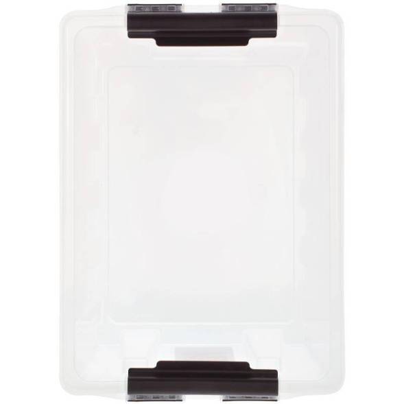 Контейнер с крышкой и клипсами Rox Box Original, 16 л, 415x300x190 мм, прозрачный [016-00.07]