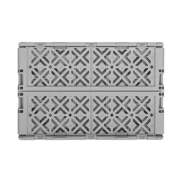 Ящик пластиковый складной ECONOVA Stocky M, 249х167х103 мм, 3.4 л, серый [434297411]