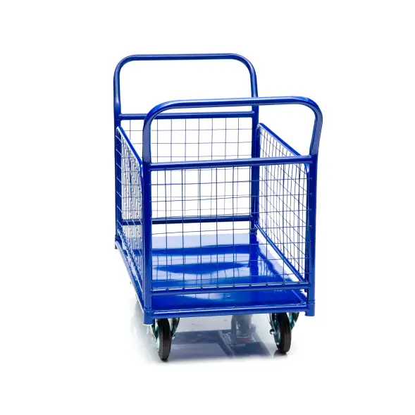 Тележка платформенная Стелла-техник КПО-300-С-200-И, с бортами, 600х1000мм