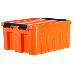 Контейнер с крышкой и клипсами Rox Box Original, 2,5 л, 210x170x95 мм, оранжевый