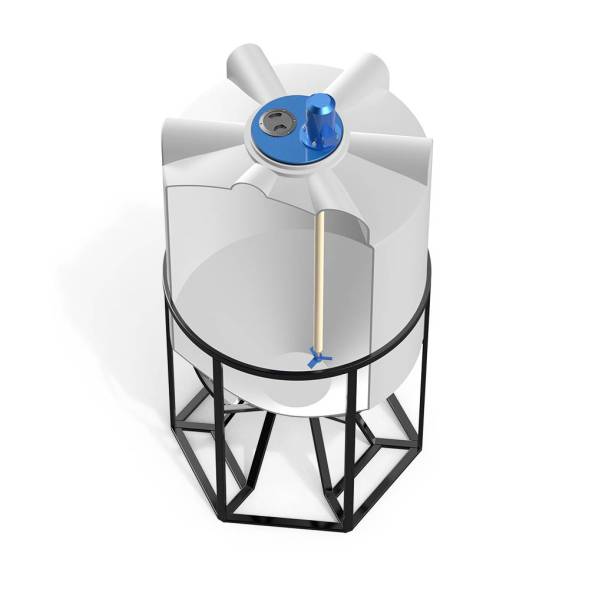 Емкость K 1000 литров с пропеллерной мешалкой