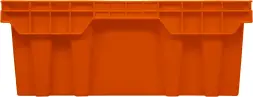 Ящик пластиковый перфорированный, 600x400x152 мм, 27 л, красный [403-1]
