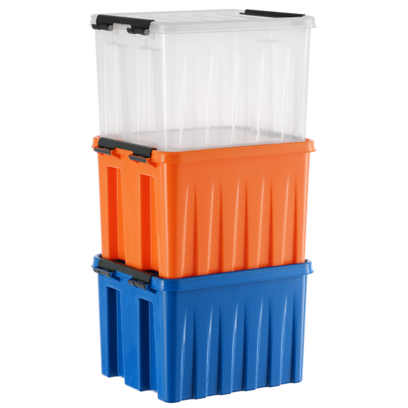 Контейнер с крышкой и клипсами Rox Box Original, 3,5 л, 210x170x135 мм, оранжевый