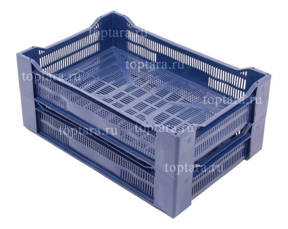 Ящик перфорированный 600х400х135 перфорированные стенки и дно
