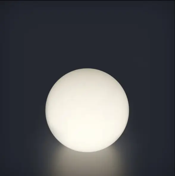 Светящийся шар Minge 400 мм Подсветка: RGB/W, ландшафтное крепление