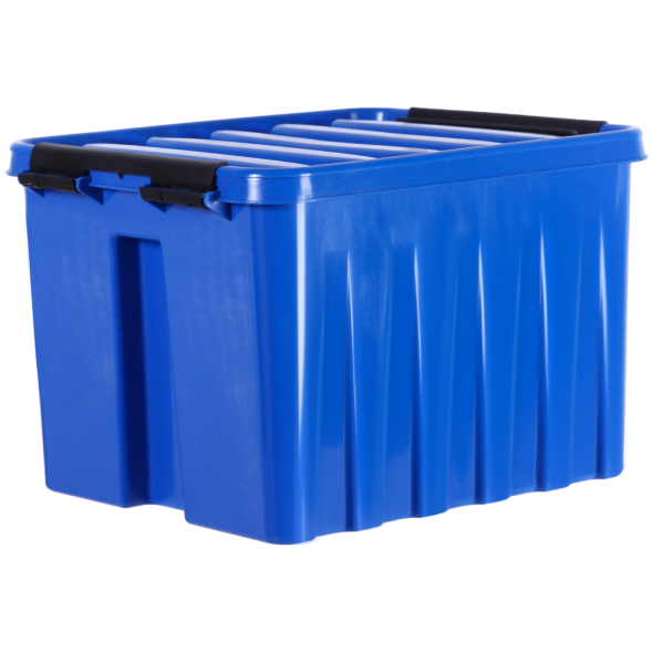 Контейнер с крышкой и клипсами Rox Box Original, 3,5 л, 210x170x135 мм, синий