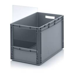 Евроконтейнер пластиковый без передней стенки в евроформате SLK ES SLK ES 64/42 60x40x42 см