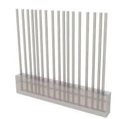 Ограждение «Скандинавия» Нержавейка - 1 м.п.