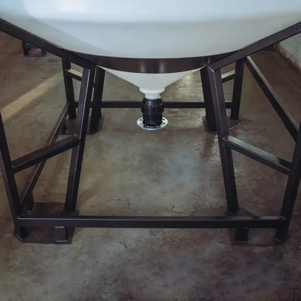 Емкость ЦКТ 5000 л с патрубком 110мм под плотность до 1,2 г/см³ белая