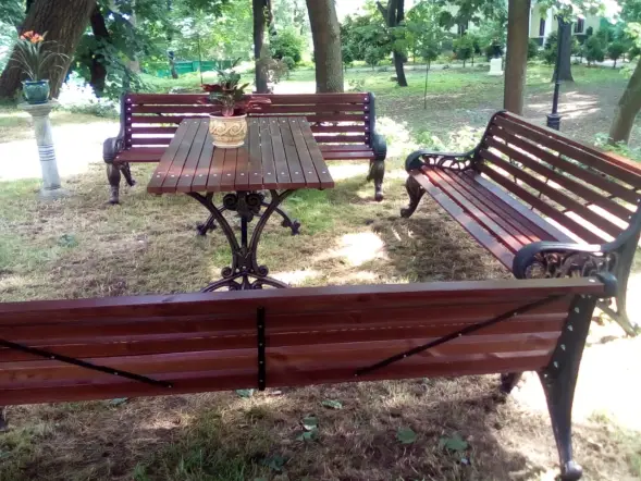 Чугунный стол «Аллея» 3,0 м