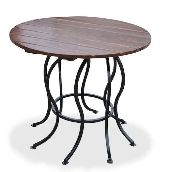 Стол круглый садовый «Восемь ног»