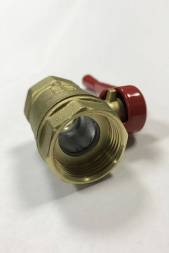Кран шаровый латунь г-г рычаг 1/2"