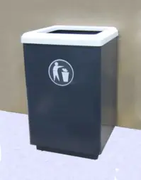 Урна Лукойл с наклейкой с пакетодержателем 50 л