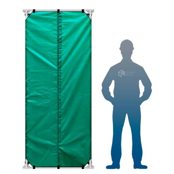 Дачная душевая кабина «РОСА» зеленого цвета без бака