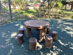 Стол с пеньками HARDWOOD «Лесная поляна»