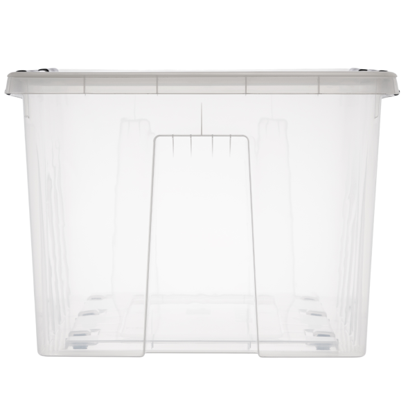 Контейнер с крышкой и клипсами Rox Box Original, 120 л, 740x565x410 мм, прозрачный