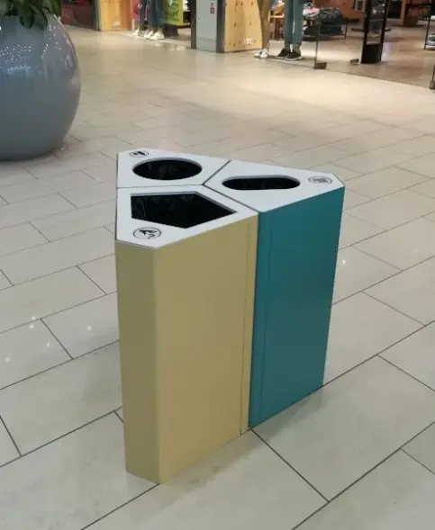 Урна Кайт, кольцо под пакет, 3х40 л