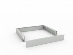 Цоколь со съемным фризом 100 мм ДВК ERGO ХМ