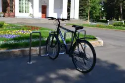 Велопарковка «Квадро» из нержавеющей стали