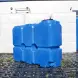 Емкость ST 2000л с патрубками 100мм под плотность до 1.2 г/см3 синяя