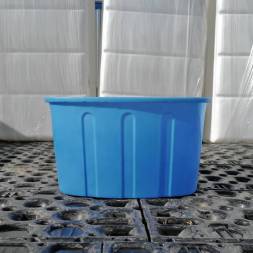 Ванна пластиковая пищевая О, 400 л, HDPE, черный [131.0400.899.0]