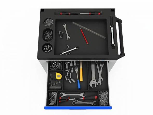 Тумба инструментальная ДВК LOGITEX 07 XS.2.2