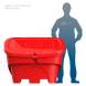 Ящик для соли, реагентов 400 литров PREMIUM, красный