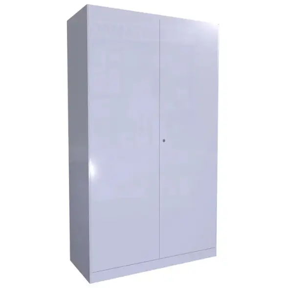 Шкаф для 25 противогазов с дверьми 1500x870x380 мм Светло-серый