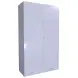Шкаф для 25 противогазов с дверьми 1500x870x380 мм Светло-серый