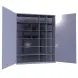 Шкаф для противогазов ХПГ-30-1270 с дверьми 1580x1270x380 мм Светло-серый